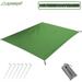 AYAMAYA Outdoor Tent Tarp Waterproof & Anti UV Camping Tarps with 6 Holes & 4 Handles 210T Lightweight Footprint Tent Footprint Easy Setup & Storage for Backpacking Hiking Picnic-157 * 110