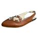 KaLI_store Womens Shoes Dressy Casual Women s Slip on Shoes Comfortable Flats Shoes Dress Shoes Tennis Shoes Work Nurse Casual Sneakers Brown