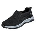 CBGELRT Shoes for Men Casual Men s Sneakers Tennis Shoes Men 2022 Elderly Shoes Men s Spring and Autumn Middle Aged and Elderly Walking Shoes Mesh Casual Comfortable Sports Shoes Male Black 42