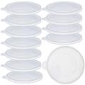 Pouring Masters Box of 12 Mixing Cup Lids Only that Fit Pouring Masters 64 Ounce (2000ml) Graduated Plastic Measuring Cups - Storage Seal Top Cover Cap - Prevent Spills Auto Paint Resin Art Epoxy