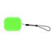 Lomubue Earphone Case with Lanyard Solid Color Anti-scratch Dustproof Soft Silicone Earphone Protector for Airpods Pro 2