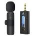 Wireless Microphone for iPhone iPad Wireless Clip Mic Wireless Lavalier Microphone Wireless Microphones Plug-Play Microphone for iPhone Video Recording Live Stream YouTube TikTok 1packï¼ŒG179625