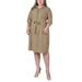 3/4 Roll Tab Sleeve Zippered Shirtdress