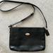 Coach Bags | Authentic Coach Black Minimalist Crossbody Black Leather Shoulder Bag Goldtone | Color: Black/Gold | Size: Os