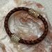 Michael Kors Jewelry | Michael Kors Pave Crystal Leather Bracelet | Color: Brown/Gold | Size: Os