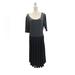 Lularoe Dresses | Brand New Lularoe Nicole Dress Size 2xl A-Line Fit Flare Black Gray Stretch | Color: Black/Gray | Size: 2x