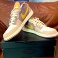 Nike Shoes | Nwt Air Jordan 1 Low Se Craft | Color: Brown/Yellow | Size: 12