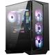 MSI MPG GUNGNIR 110R Mid Tower Gaming Computer Case Black, USB 3.2 Gen