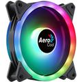 Aerocool DUO12 PC Fan 12cm ARGB LED Dual Ring Antivibration 6 Pins Bla