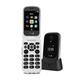 Doro 7060 7.11 cm (2.8") 122 g Black, White Feature phone