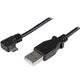 StarTech.com Micro-USB Charge-and-Sync Cable M/M - Right-Angle...