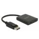 DeLOCK 87720 video splitter DisplayPort 2x HDMI