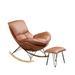 Corrigan Studio® Rocking Chair Metal in Brown | 33.46 H x 33.46 W x 37.4 D in | Wayfair C4402A5D4E564A888512971EED256340