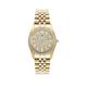 Jacques Du Manoir Swiss Made Ladies Inspiration Glamour Gold Plated Stainless Steel Bracelet Watch, Yellow Gold, Women