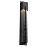 Hammerton Studio Square Glass 28 Inch Tall Outdoor Wall Light - ODB0055-29-TB-BG-G1