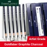 Faber Castell Goldfaber Charcoal Graphite Sketch Set EX-Soft Soft Medium Hard Crayons for Drawing