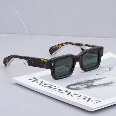 JMM-Lunettes de soleil en acétate vintage pour hommes et femmes lunettes de soleil design de luxe