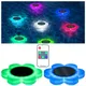 Lampe led solaire flottante pour piscine imperméable avec couleur changeante en forme de fleur