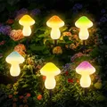 Lampe LED solaire en forme de champignon imperméable luminaire décoratif de paysage idéal pour