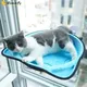 Hamac en fenêtre pour chat cadre d'escalade lit de couchage suspendu siège de fenêtre