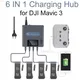 Chargeur de batterie 6 en 1 à affichage numérique pour Drone DJI Mavic 3 Hub de charge de batterie