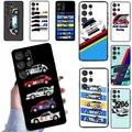 Étui en silicone pour voiture Rally T16 housse pour Samsung Galaxy S22 S21 Ultra Note 20 S8 S9