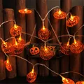 Guirlande solaire à 20 30 ou 50led décoration suspendue pour Halloween décoration d'intérieur