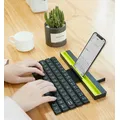 Mini clavier Bluetooth sans fil portable avec support roulant et pliant universel tablette PC