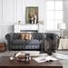 Luxury Chesterfield Design 3 Seater Sofa Couch, Elegant Velvet Sofa, Accent Sofa Loveseat