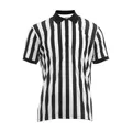 Chemise d'arbitre à rayures pour adolescents T-shirt à manches courtes tenue de sport unisexe