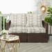 Humble + Haute Outdura Saxon Linen Indoor/Outdoor Deep Seating Loveseat Pillow and Cushion Set
