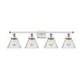 Innovations Lighting 916-4W-11-38 Cone Vanity Cone 4 Light 38 Wide Vanity Light - White