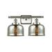 Innovations Lighting 916-2W-13-18 Bell Vanity Bell 2 Light 18 Wide Vanity Light - Nickel