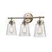 4413-MG-Millennium Lighting-Amberose - 3 Light Bath Vanity-12 Inches Tall and 23 Inches Wide-Modern Gold Finish