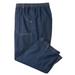 Blair Women's Haband Women’s Classic Stretch Waist Cotton Capris - Navy - XX - Average