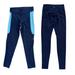 Lululemon Athletica Pants & Jumpsuits | Lot Of 2 Lululemon Women's Leggings Size 4 Black Athletic Blue Mesh Detail | Color: Black/Blue | Size: 4