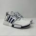 Adidas Shoes | New Adidas Men's Originals Nmd_r1 G55576 White Navy Grey Shoes Size 5 Women’s 6 | Color: Blue/White | Size: 6