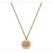 Kate Spade Jewelry | Kate Spade New York Gold-Tone Imitaion Pearl Enamel Floral Pendant Necklace | Color: Gold | Size: Os
