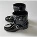 Michael Kors Shoes | Michael Kors Women’s Sz 5.5 M Bronwyn Black Patent Leather Ankle Boots Side Zip | Color: Black | Size: 5.5 M