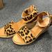 J. Crew Shoes | J Crew Animal Print Wedges 8 | Color: Brown/Tan | Size: 8