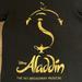 Disney Shirts & Tops | Disney Aladdin Short Sleeved Tee. Size Xs | Color: Black | Size: Xsb