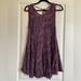 Urban Outfitters Dresses | Ecote Clary Printed Trapeze Mini Dress In Purple Paisley (From Urban Outfitters) | Color: Purple | Size: Xs