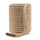 EMEKIAN 25mm Natural Thick Jute Rope, 30M Twisted 4 Strand Fiber Hemp Rope, Strong Jute Twine String for Gardening, Craft, Bundling, Camping, Decorating (Brown)