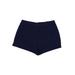 Lands' End Athletic Shorts: Blue Solid Activewear - Women's Size 10