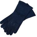 Sella Nevea - Women's Shearling Gloves In Navy Blue Sheepskin Leather 7.5" 1861 Glove Manufactory