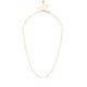 Women's Gold Emmy Dainty Box Link Chain Necklace Olivia Le