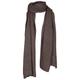 Women's "Alfie" Big Cashmere Scarf - Brown Melange One Size Tirillm