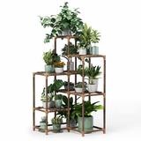 Arlmont & Co. Camyia Rectangular Multi-tiered Solid Wood Plant Stand | 41 H x 24 W x 24 D in | Wayfair 4C465115DDF34937828396AD5373DD73