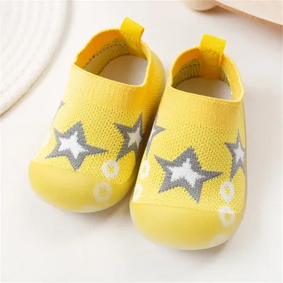 Chaussures de Tennis pour nouveau-né garçon et fille chaussettes mignonnes de dessin animé taille