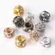 Perles d'espacement en métal creux pour bijoux boule de cristal bricolage résultats d'artisanat